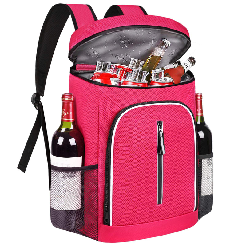 Horizontal Top Zip Leakproof Cooler Backpack, Waterproof Insulated Thermal Backpack for Outdoor Camping Fishing Beach Picnic
