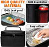 Lunch Bag Insulated Reusable Lunch Box Leakproof Cooler Tote Bag Freezable with Adjustable Shoulder Strap