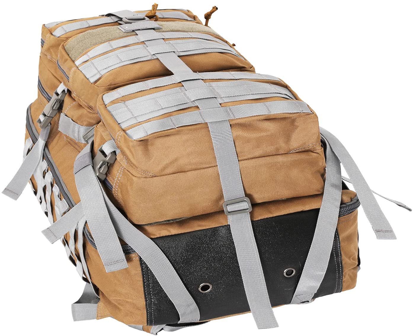 60L Tactical Backpack, Heavy Duty Large Capacity Military Rucksack with MOLLE Webbing, Waterproof Outdoor Backpack for Hiking, Camping, Hunting, Survival & Travel