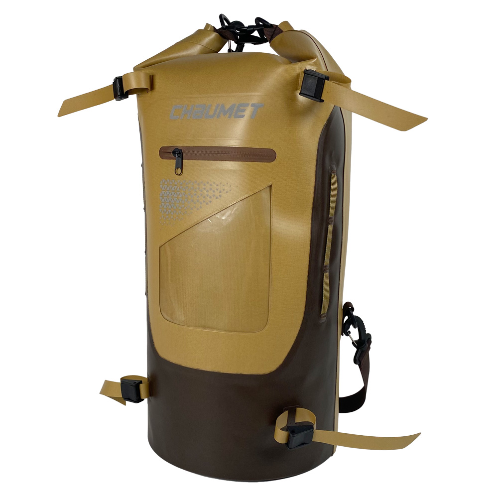 25L TPU Waterproof Dry Bag Backpack with Roll-Top Closure
