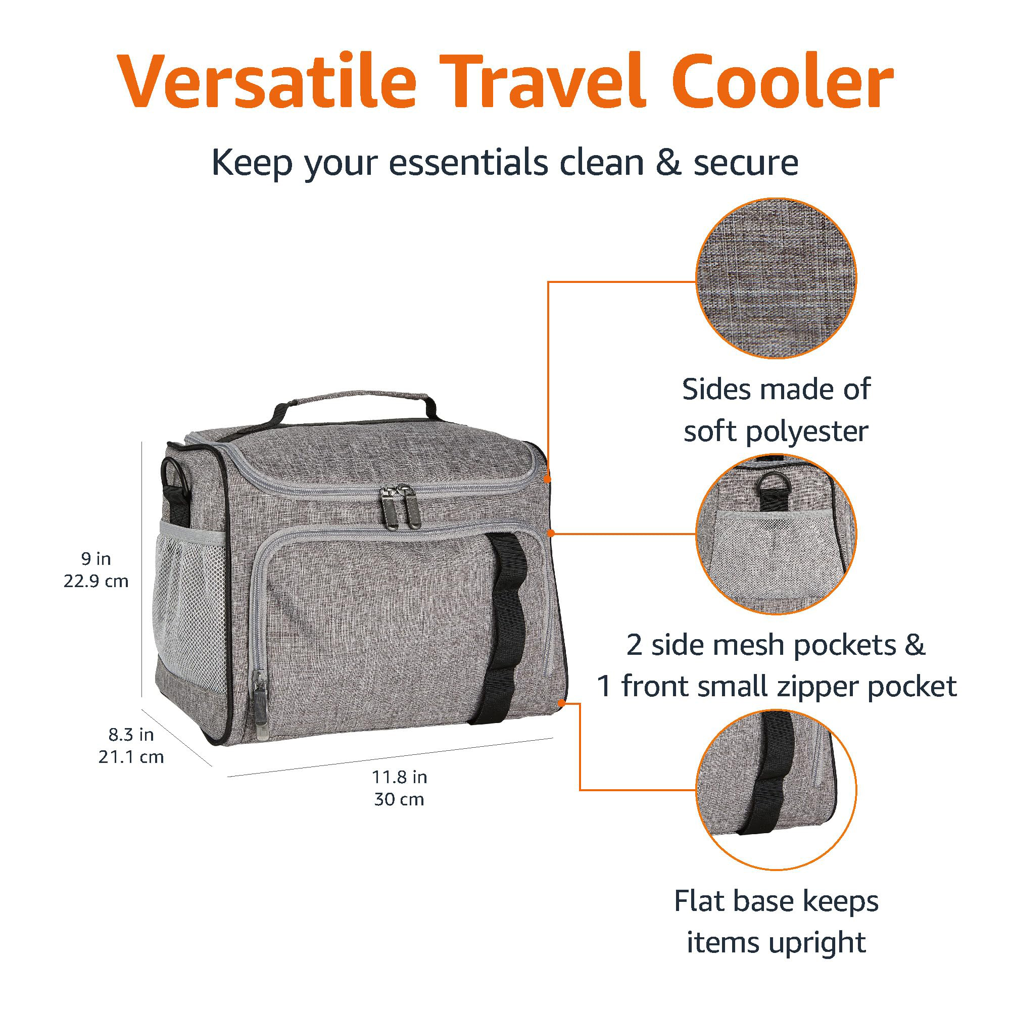 Compact Insulated Lunch Cooler Bag