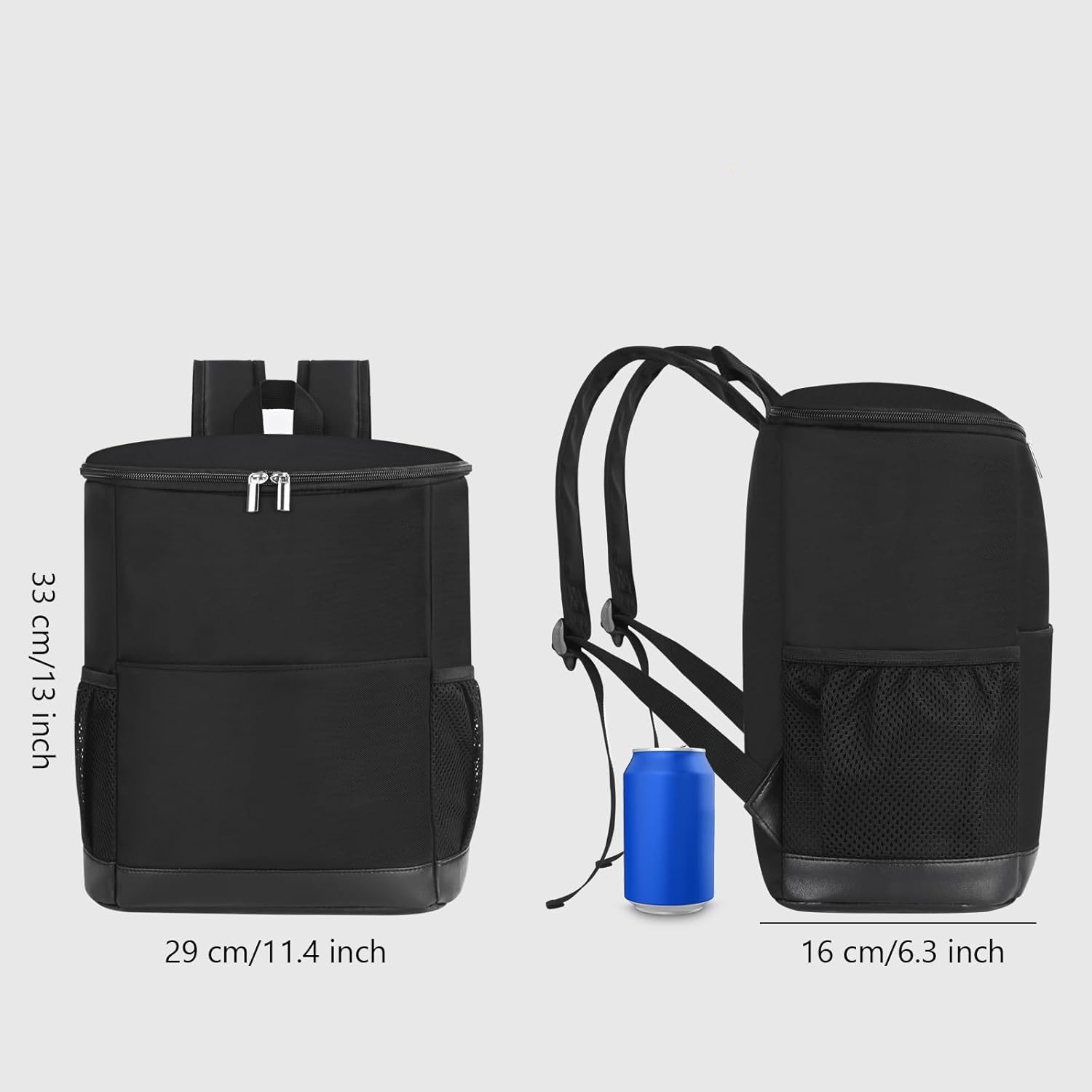 Outdoor Leak Proof Backpack Cooler Waterproof Lightweight Cooler Bag for 12h Hot/Cold Retention Insulated Cooler Backpack
