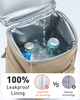 Rolling Cooler Backpack Leakproof Waterproof Insulated Beach Cooler with Wheels and Handle Outdoor