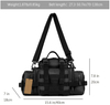 Multi-Functional Tactical Range Bag, MOLLE Utility Duffle Pack, Convertible Waist & Crossbody Sling Bag for Shooting, Hunting, Fishing & Outdoor EDC