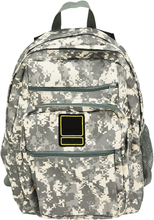 Digital Camo Tactical Daypack, Lightweight Camouflage Backpack with Hook-and-Loop Patch Panel, Multipurpose Casual Backpack for School, Hiking, Travel & Daily EDC