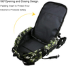 Woodland Camo Tactical Backpack, 20.7L Lightweight MOLLE Daypack, Outdoor Rucksack for Hiking, Camping, Shooting Range & Daily EDC