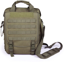 Tactical Laptop Messenger Bag, MOLLE Utility Shoulder Briefcase Bag, Water Resistant Tactical Computer Bag for 14-15.6 Inch Laptop, Outdoor, Office, EDC & Tactical Training