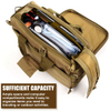 Tactical Laptop Messenger Bag Fits 15.6 Inch Computer, Water Resistant Molle Military Briefcase Multi Storage Pockets for Office Patrol Travel