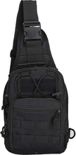 Detachable Strap Tactical Sling Bag, Compact Molle Crossbody Chest Backpack with Velcro Patch Area for Outdoor Fishing Hunting Daily EDC