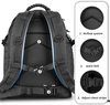 42L Tactical Backpack Laser Cut Molle System, 600D Oxford Military Rucksack with Braided Top Handle & Free USA Flag Patch for Outdoor Hunting Camping