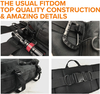 Tactical EDC Sling Crossbody Bag, Bright Orange Interior Molle Chest Pack Adjustable Strap for Fishing Hunting Camping