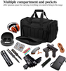 18 Inch Tactical Gun Range Bag, Multi Divided Interior Storage Duffle Bag Holds Handguns, Magazines, Ear Protection & Shooting Glasses for Range Hunting