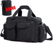 Lockable Tactical Gun Range Bag, Water Resistant Pistol Duffle Bag for Shooting Range & Hunting