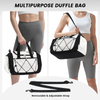 29L Large Sports Duffle Bag, Multi Compartment Gym Carry Bag with Separate Shoe Pocket & Adjustable Crossbody Strap