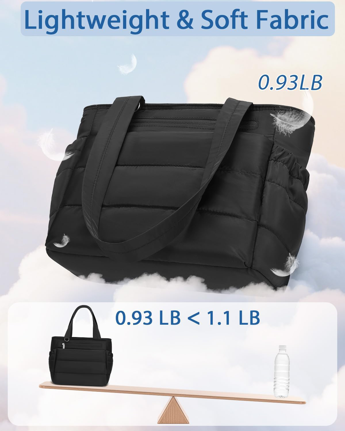 Lunch Box Tote Bag Soft Insulated Lunchbox for Women Lightweight Stylish Simple Lunch Pail Reusable Large Cooler Bag