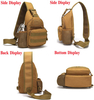 Tactical Sling Bag, Lightweight Crossbody Chest Pack, Outdoor Shoulder Sling Backpack Fit 7.9-inch Tablet for Hiking, Cycling, Daily EDC