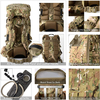 2-in-1 Detachable Modular Tactical Backpack System, Multicam Combo Pack with Main Rucksack, Assault Daypack & 3L Hydration Bladder, MOLLE Backpack for Field Expedition, Hiking & Survival