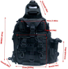 Tactical Sling Chest Bag, Laser Cut MOLLE Crossbody Shoulder Pack for Shooting Hiking EDC Fishing