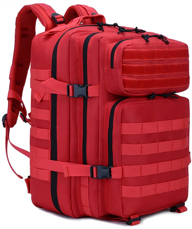 45L Large Tactical Backpack, 900D Waterproof Oxford Emergency Medical Backpack MOLLE Outdoor Rucksack for Camping Hiking First Aid Travel