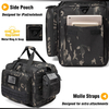Camo Tactical Pistol Range Bag, Multi-Pistol Soft Shooting Duffle Bag with Magazine Storage & MOLLE Webbing