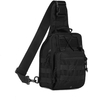 Compact Tactical Sling Bag for Men, Lightweight MOLLE Crossbody Chest Backpack, Water Resistant EDC Shoulder Bag with D-Rings for Shooting Hiking Fishing Camping Daily Carry