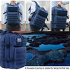 45L Large Capacity Tactical Backpack, 900D Waterproof Oxford Military Backpack