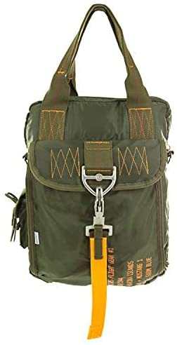 Military Style Tactical Flight Bag, Multi-Purpose Pilot Tote Handbag, Vintage Nylon Shoulder Laptop Bag for Daily Commute, Travel, Outdoor & EDC Gear Storage