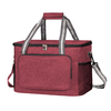 Foldable 4-Layer Insulated Cooler Bag, Thick 9mm EPE Foam Leakproof Thermal Lunch Tote for Picnic, Grocery Shopping & Daily Outdoor Use