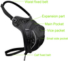 Tactical Thigh Holster Bag, Multi-Purpose Waterproof Leg Pack with Reflective Trim, Detachable Crossbody Strap EDC Waist Drop Leg Pouch for Motorcycle, Cycling, Hiking & Outdoor Sports