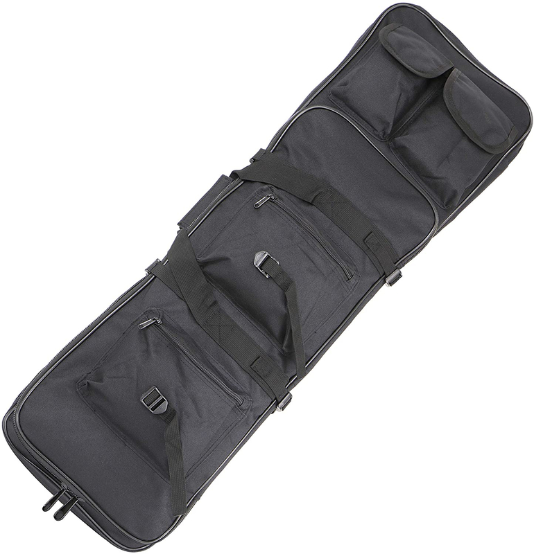 Tactical Rifle Case Soft Gun Bag with Secure Velcro Straps, Detachable Extension Pouch, Water Resistant Long Gun Storage Bag Available in 33"/39"/47" for Shooting, Hunting & Transport