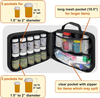 Waterproof Shockproof Pill Storage Bag, 4 Sizes Portable See-Through Mesh Travel Medication Organizer Case