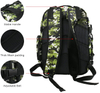 Woodland Camo Tactical Backpack, 20.7L Lightweight MOLLE Daypack, Outdoor Rucksack for Hiking, Camping, Shooting Range & Daily EDC