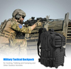 45L Tactical Military Backpack with 5 Storage Compartments, Water Resistant Molle Army Rucksack Hidden Back Pocket for Outdoor Hiking Camping Survival
