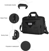 Tactical Laptop Messenger Bag Fits 15.6 Inch Notebook, Waterproof Polyester Molle Military Briefcase Multi Storage Pockets for Patrol Work Travel