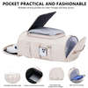 Waterproof Gym Travel Duffle Bag, Sports Overnight Bag with Laptop Pocket, Independent Shoe & Wet Dry Storage Zones