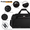 Ripstop Waterproof Gym Duffle Bag, Large Travel Weekender Duffel with Detachable Adjustable Shoulder Strap & Padded Hand Handle