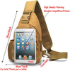 Tactical Sling Bag, Lightweight Crossbody Chest Pack, Outdoor Shoulder Sling Backpack Fit 7.9-inch Tablet for Hiking, Cycling, Daily EDC