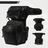 Tactical Drop Leg Bag, Multicam Black Thigh Pack Utility Hip Pouch, MOLLE EDC Leg Bag for Hunting, Shooting, Cycling & Outdoor Daily Carry