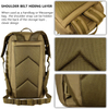 Large Tactical Duffle Bag with Rain Cover, MOLLE Military Travel Gear Bag for Shooting Gym Camping Hunting