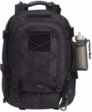 Expandable Tactical Backpack , Water Resistant Military Rucksack, Adjustable Capacity Outdoor Backpack with Water Bottle Holder