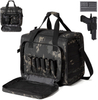 Camo Tactical Pistol Range Bag, Multi-Pistol Soft Shooting Duffle Bag with Magazine Storage & MOLLE Webbing