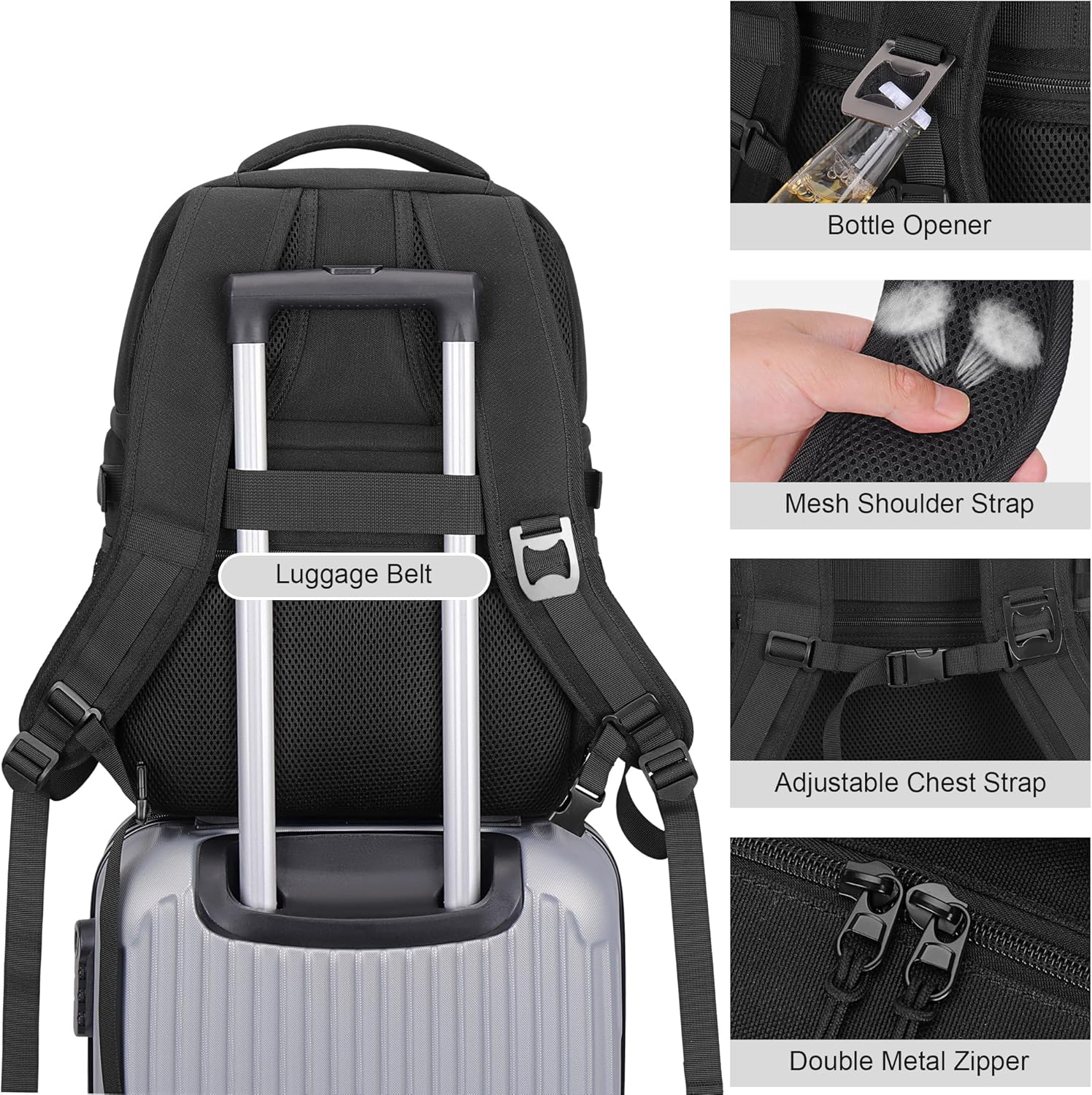 25L Dual Layer Cooler Backpack, Seamless Leakproof Insulated Thermal Backpack with 12 Hours Cold Retention for Outdoor Camping Fishing Beach Picnic