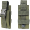 Tactical Single Mag Pouch, Universal MOLLE Magazine Holder with Quick Release Buckle, Durable Nylon Pistol Rifle Mag Carrier for Shooting, Hunting, Tactical Gear