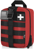 Rip-Away MOLLE Tactical Medical Pouch, Empty EMT First Aid Trauma Kit Bag for Hunting, Hiking & Vehicle Emergency