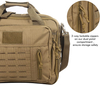 Tactical Pistol Range Bag, Multi Handgun Shooting Gear Carry Case with Magazine Slots, Portable Shooting Range Duffle Bag for Handguns, Ammo & Shooting Accessories