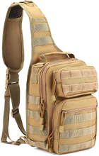 20L Tactical Sling Bag, Molle Crossbody Chest Pack, Lightweight EDC Shoulder Sling Backpack Fits 7.9-inch iPad for Hiking, Cycling, Hunting & Daily Outdoor Carry