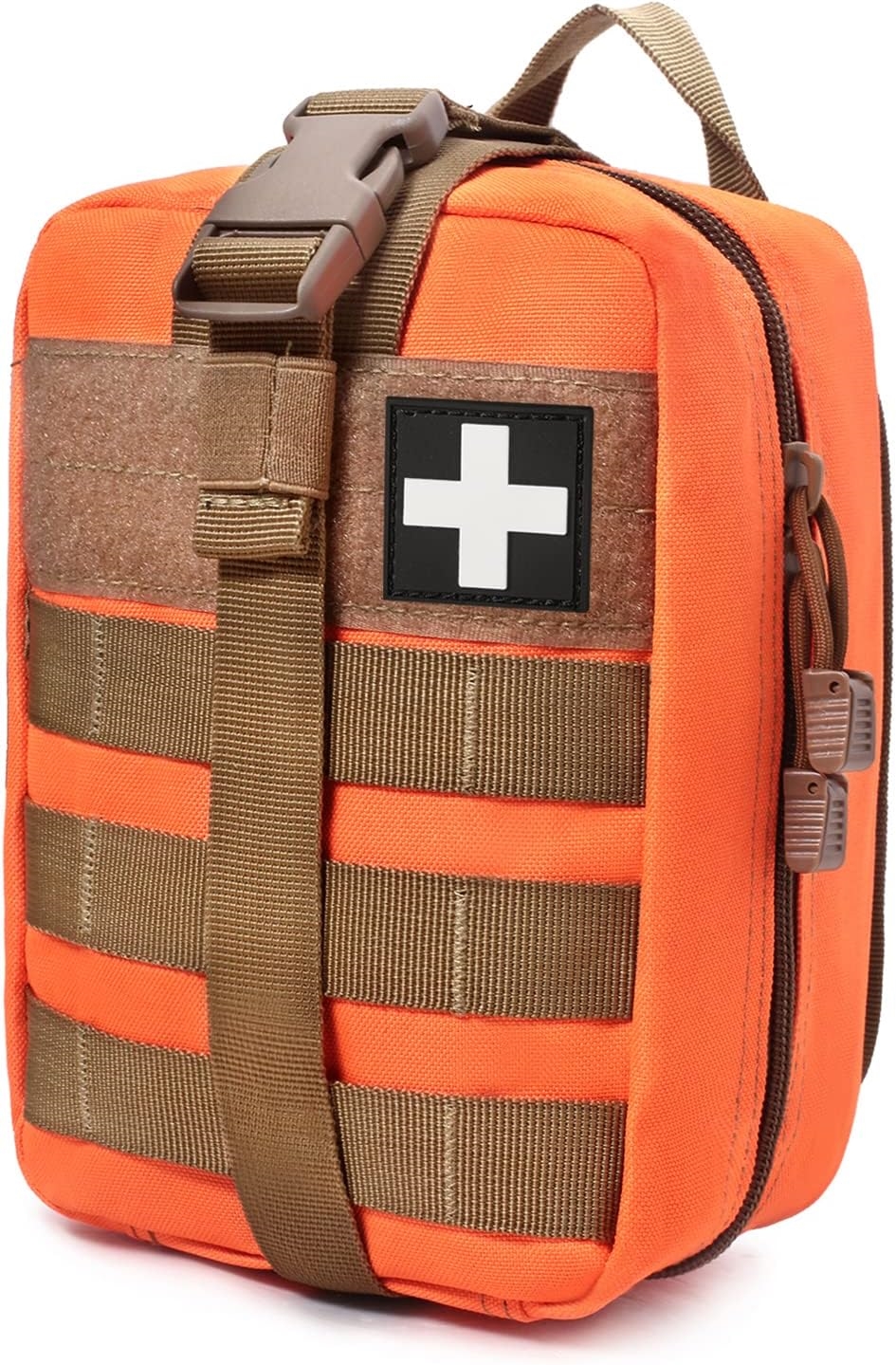 Molle Pouch, Sturdy 600D Nylon Tactical Medical Pouch,Rip-Away EMT First Aid Pou