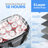 23L Large Insulated Cooler Bag, Lightweight Soft Cooler Holds 35 Cans with Reflective Strip & Built-in Bottle Opener for Outdoor Camping Fishing Beach Picnic