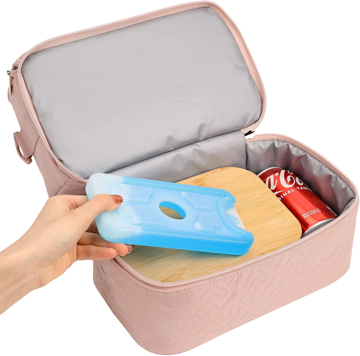Dual-Compartment Insulated Lunch Cooler Bag