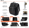 55L Rush72 2.0 Tactical Backpack, 1050D Water Resistant Nylon Military Rucksack with CCW Pocket & Laptop Sleeve for Outdoor Survival Hunting